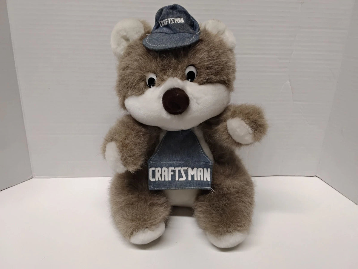 Vintage 1980s Auto Mechanic Sears Craftsman Teddy Bear