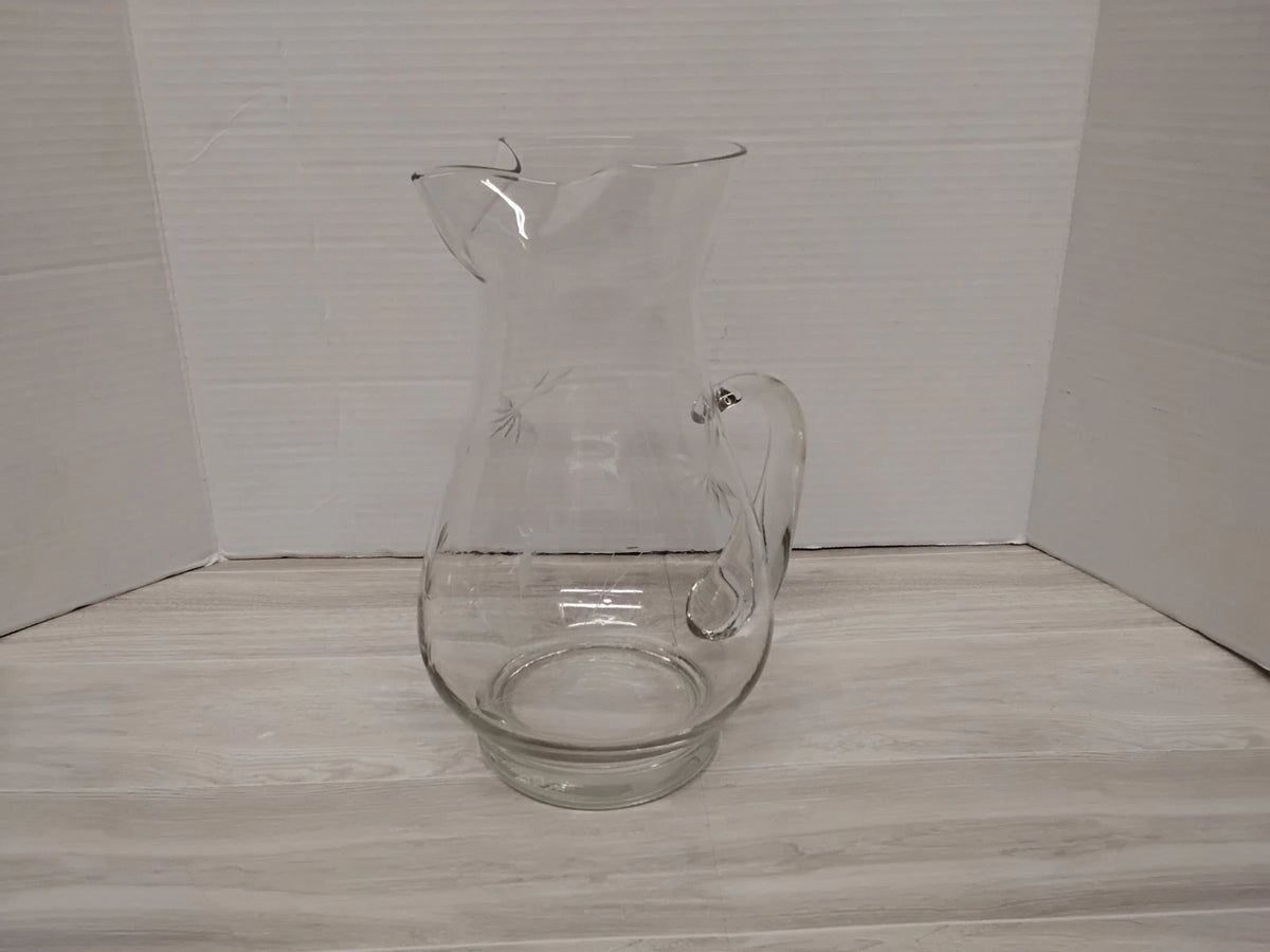 Vintage Princess House "Heritage" Pattern Cut Crystal Water / Iced Beverage
