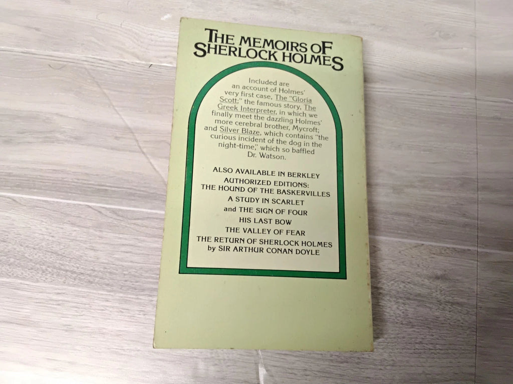The Memoirs of Sherlock Holmes by Sir Arthur Conan Doyle.