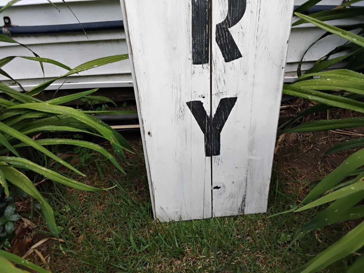 Barn Find-Antique Wooden Bakery Sign Farmhouse Decor