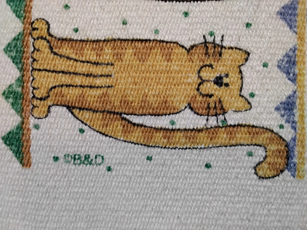 4 Vintage B&D 1990's Cat Placemats