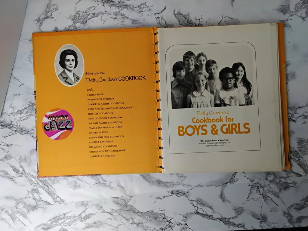 Vintage 1975 1st Printing Betty Crocker's Cookbook for Boys & Girls