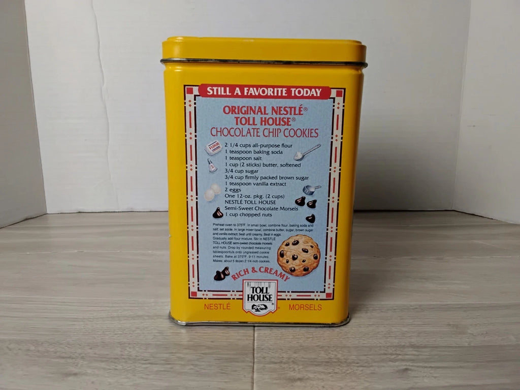 Nestle Toll House Cookie Canister 1980s