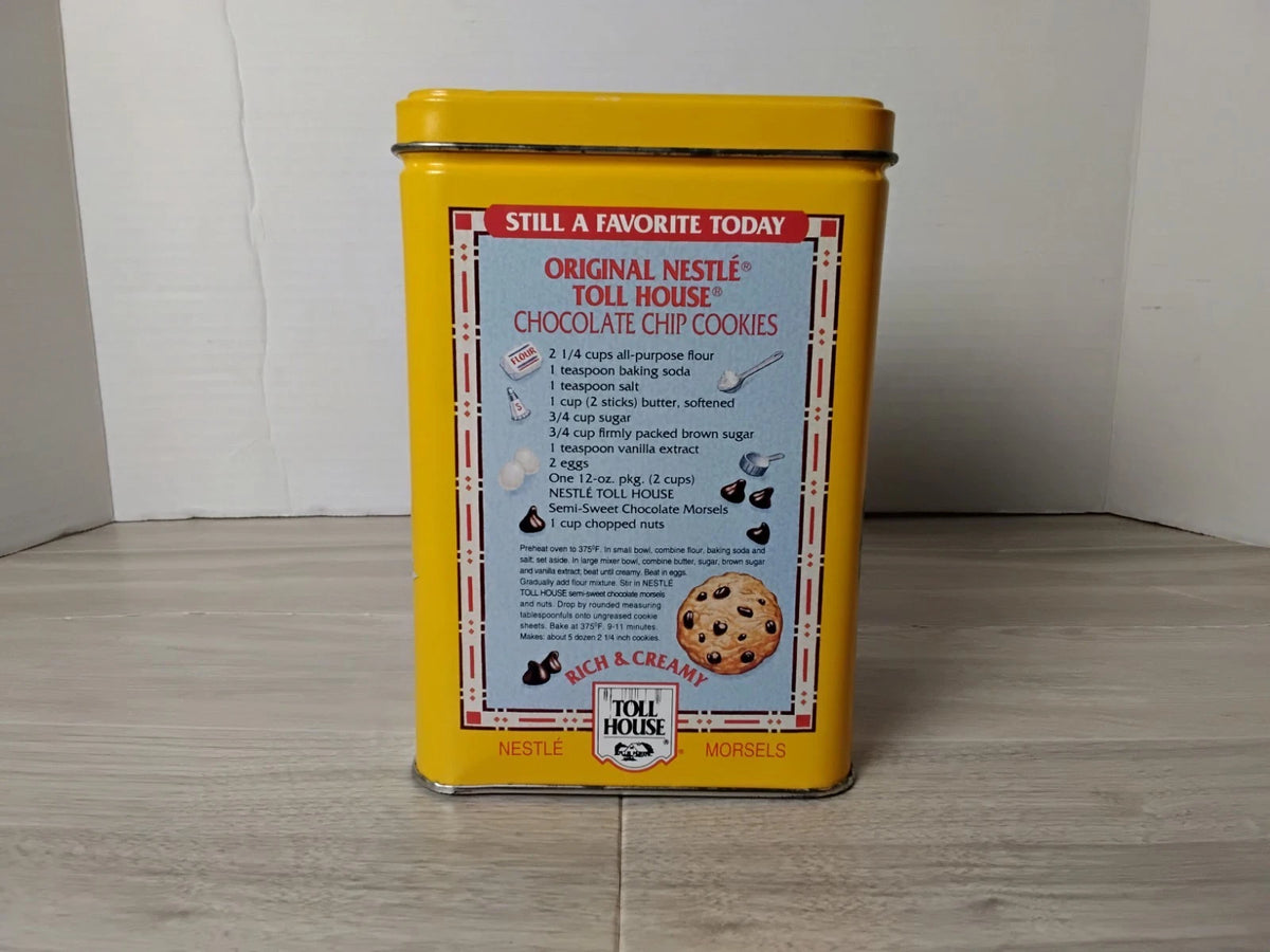 Nestle Toll House Cookie Canister 1980s