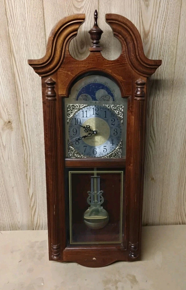 Howard Miller Fenwick Wall Clock 620-158 Windsor Cherry Finish