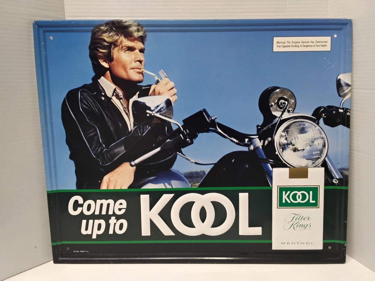 Vintage 1984 Kool Cigarette Filter Kings Tin