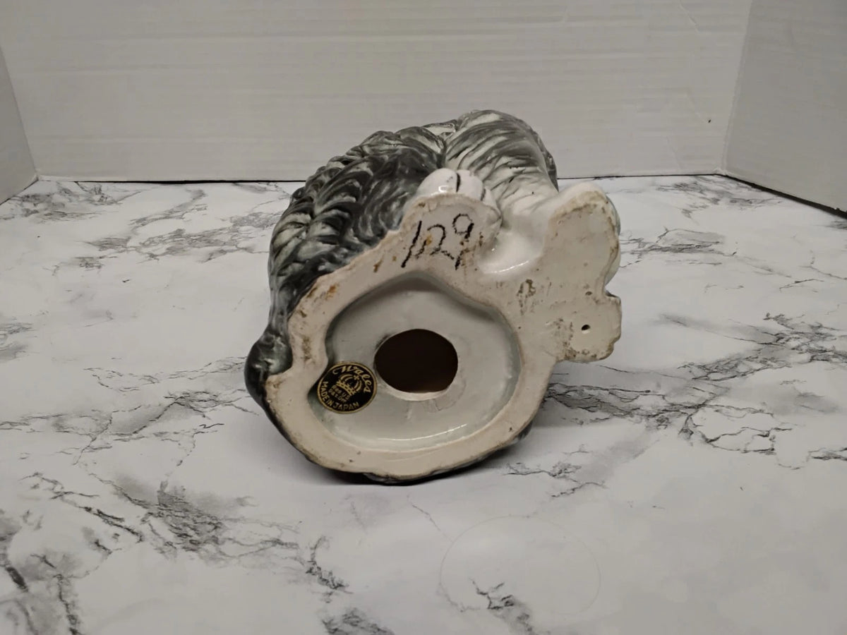 Vintage MCM Wales Japan Ceramic Cat Statue Figurine