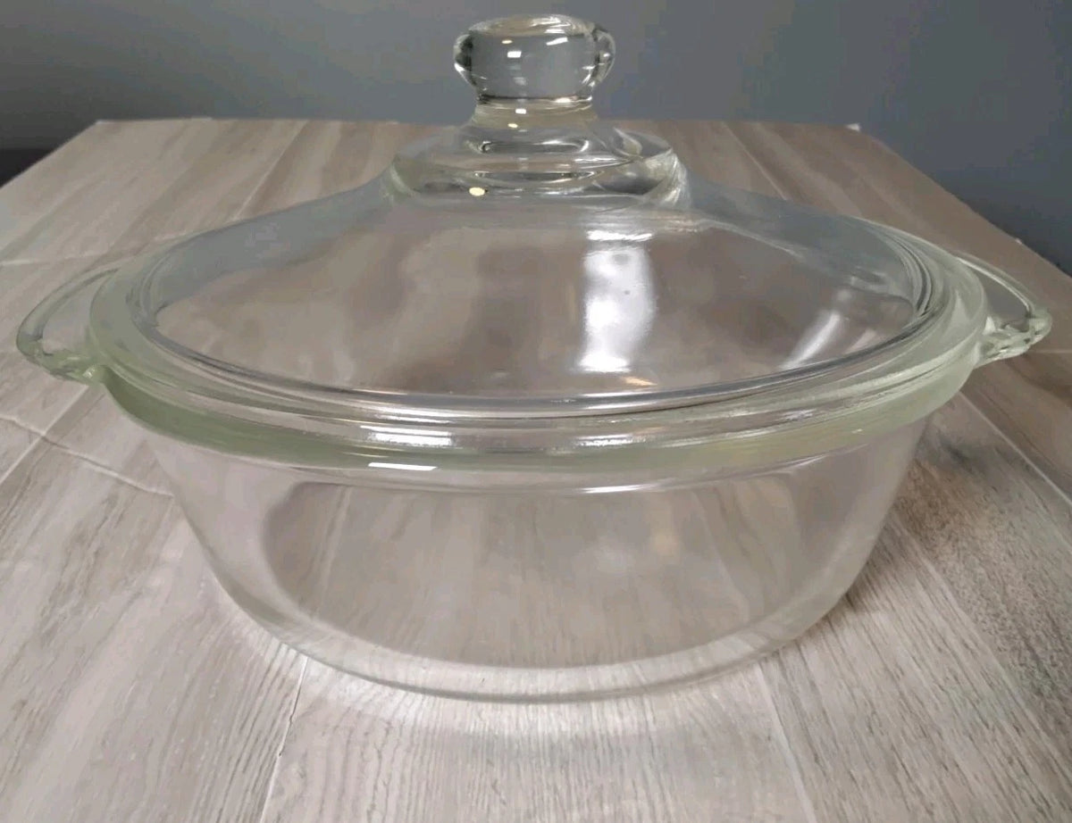 Vintage Fire King Casserole Dish with Lid