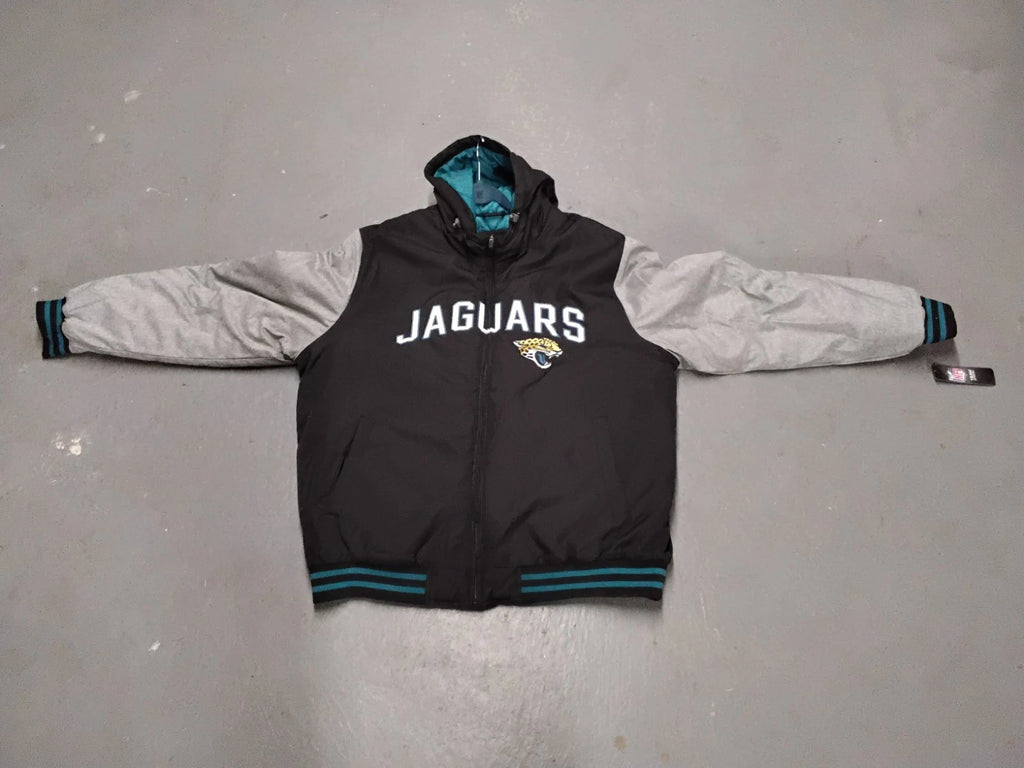 2XL Jacksonville Jaguars Zip Up Hoddie With NFL Tag