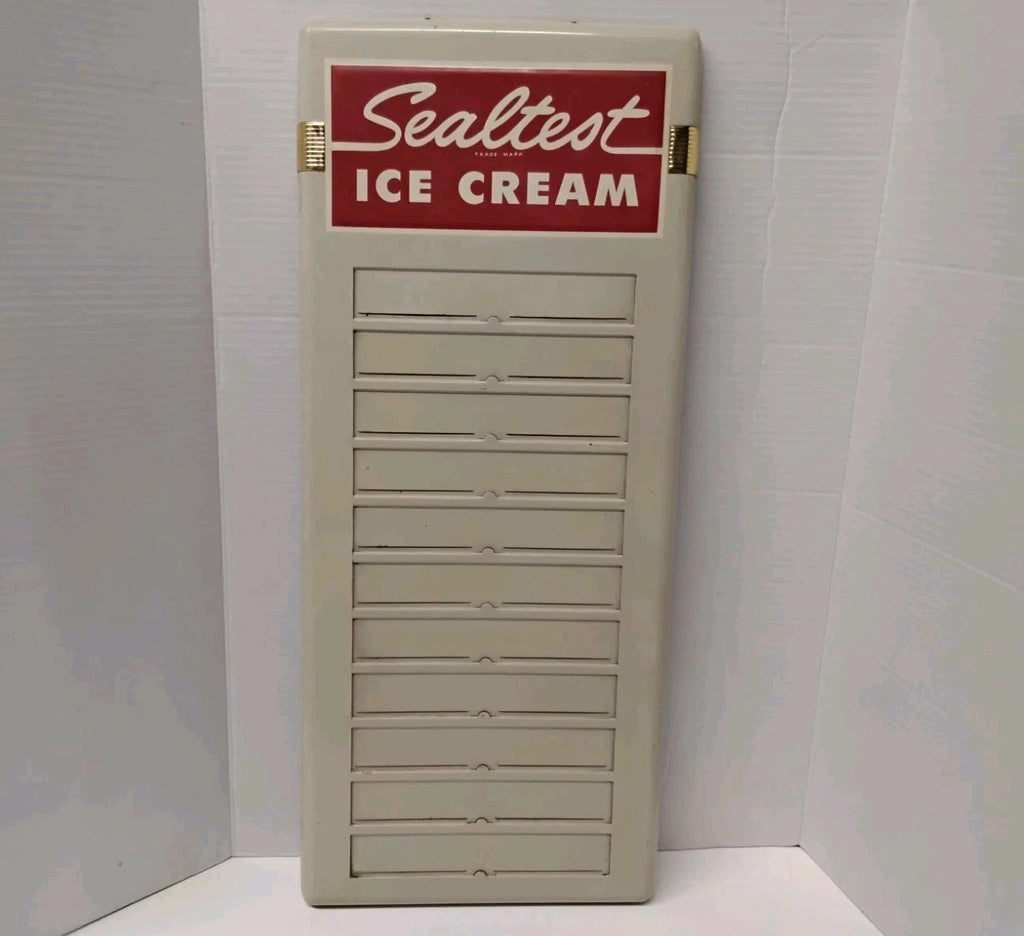 1950s-1960s Sealtest Ice Cream Menu