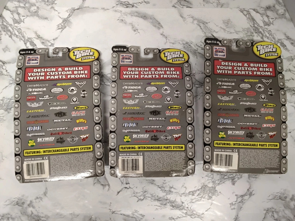 Vintage 2000 X Concepts Tech Bike System Accessory Pack Lot - Fork,...