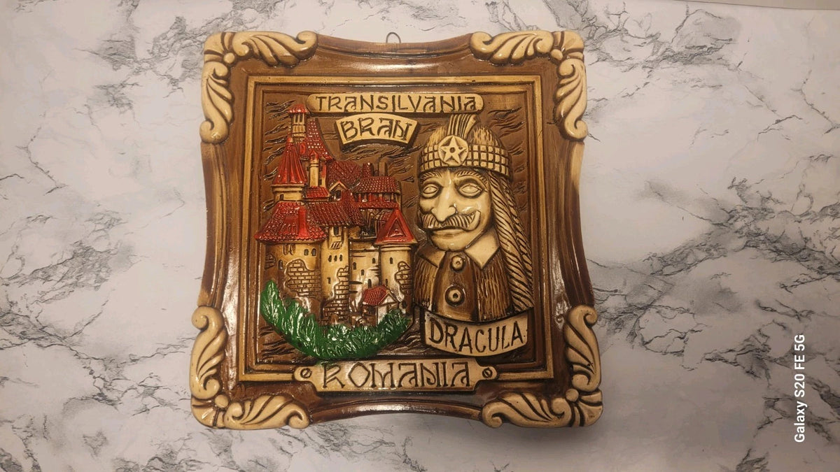Bran Castle Dracula Transylvania Souvenir Wall Plaque