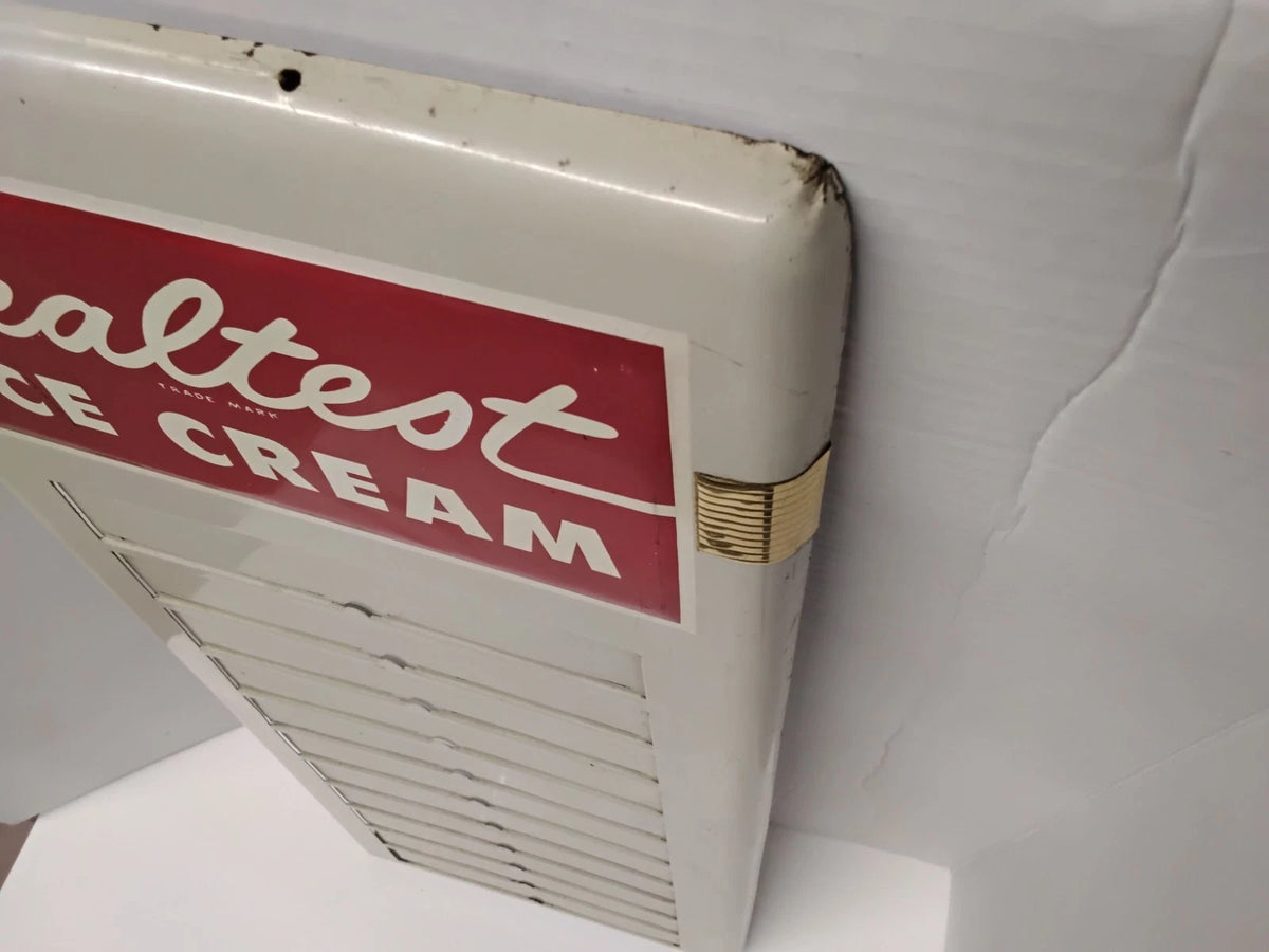 1950s-1960s Sealtest Ice Cream Menu