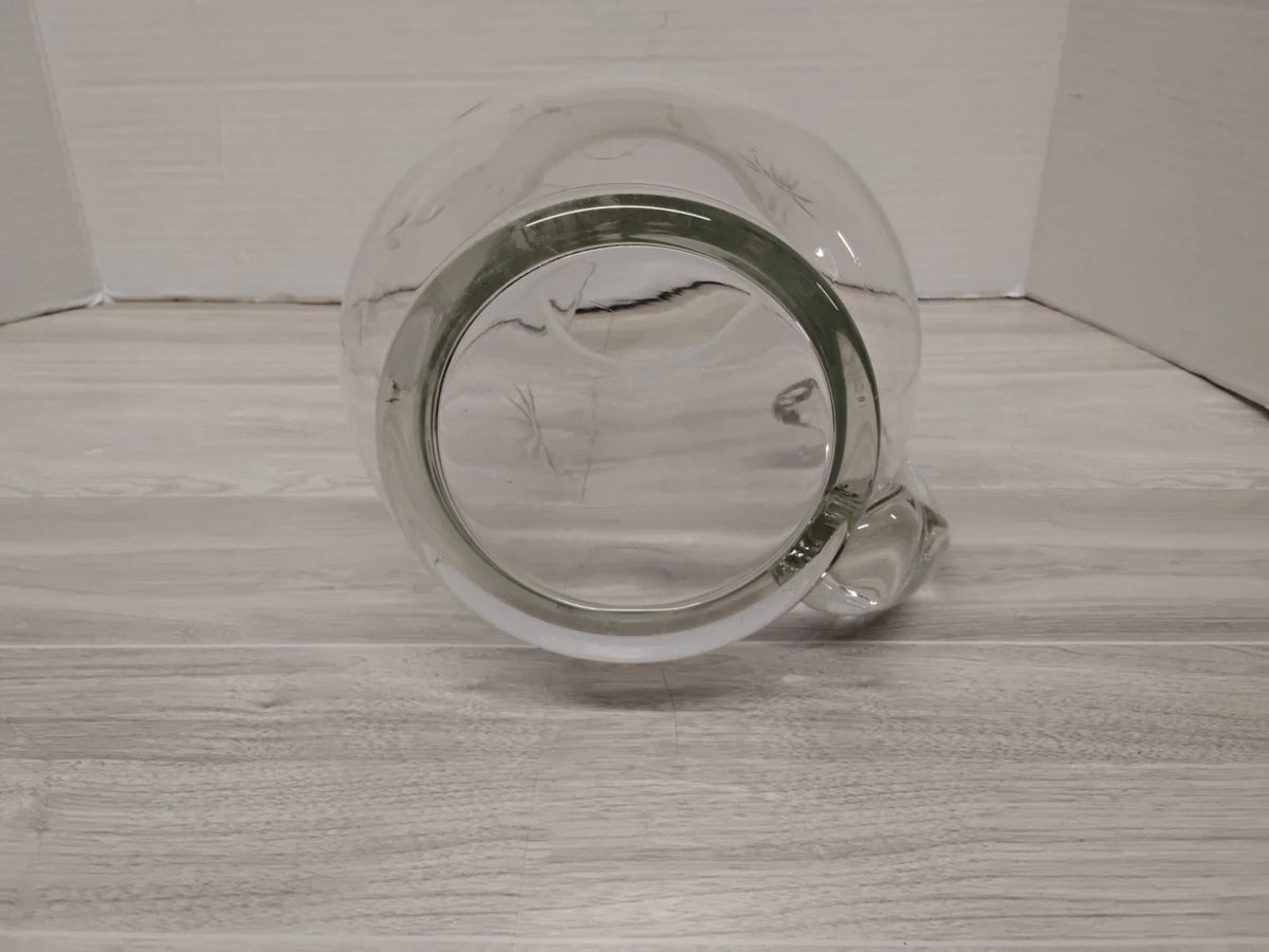 Vintage Princess House "Heritage" Pattern Cut Crystal Water / Iced Beverage