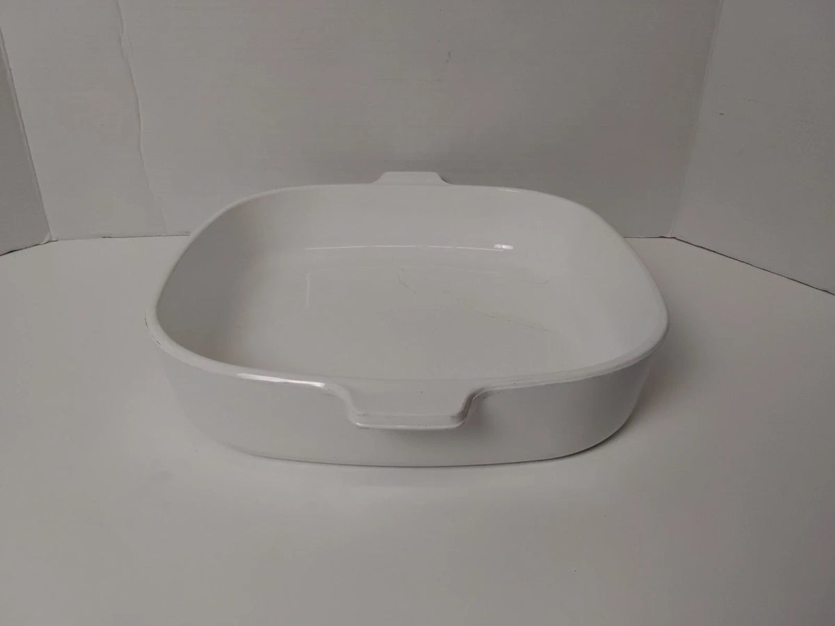 Vintage 1960 Corning Ware Black Trefoil Scroll [Insert 1.75 or 2.5] Qt Casserole