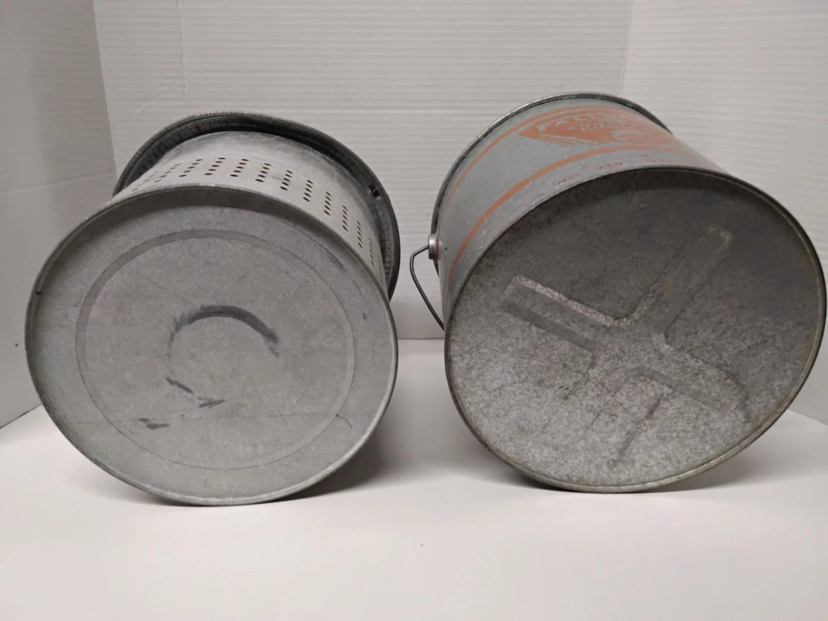 Antique 1950s Live Bait/ Minnow Bucket