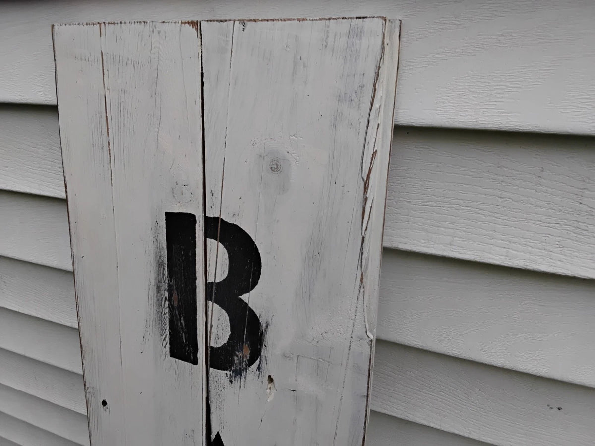 Barn Find-Antique Wooden Bakery Sign Farmhouse Decor