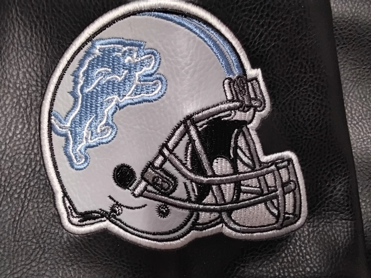 2XL Leather Detriot Lions Coat with Tags