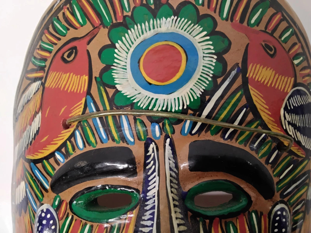 Mexican Folk art: Mexican Decorative Pottery Mask
