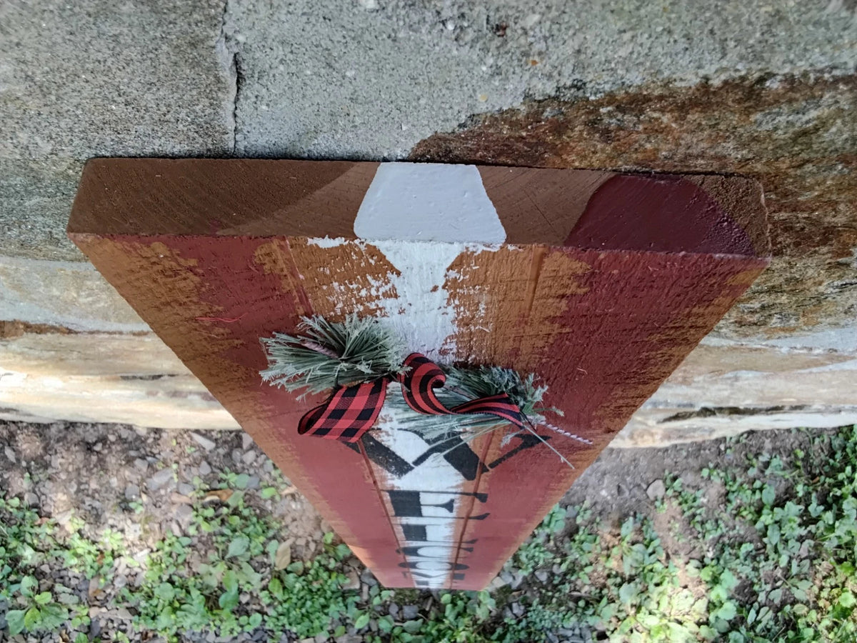 Rustic Front Door Welcome Sign