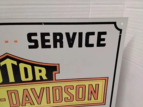 Harley Davidson Service Aluminum Sign
