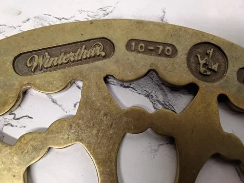Vintage 1992 Virginia Metalcrafters Winterthur Brass Trivet 10-70