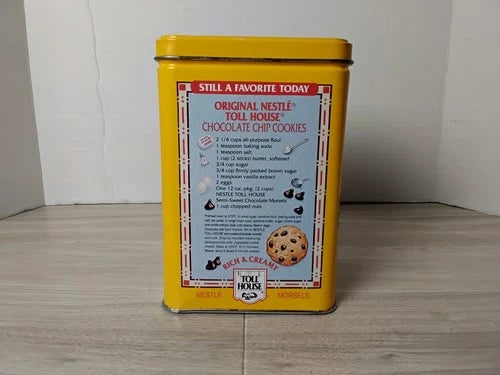 Nestle Toll House Cookie Canister 1980s