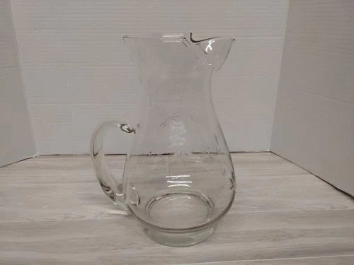 Vintage Princess House "Heritage" Pattern Cut Crystal Water / Iced Beverage