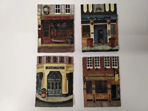 London Store Fronts Wall Plaque