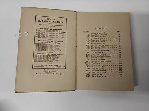Set Of 3: 1916 Bunny Brown Childrens Books