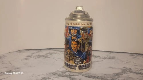 2000 U.S Coast Guard Stein Collector Edition Anheuser Busch Beer Stein New