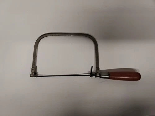 Vintage Disston USA Coping Saw Wood Handle Restored Hand Tool Woodworking