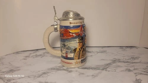 2000 U.S Coast Guard Stein Collector Edition Anheuser Busch Beer Stein New