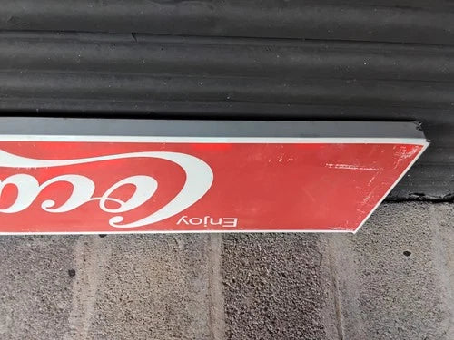 Vintage 1970s 3 Sided Coca Cola Sign