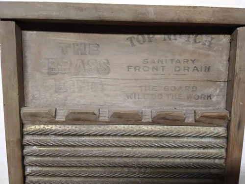 Antique National Washboard Co The Brass King National 801