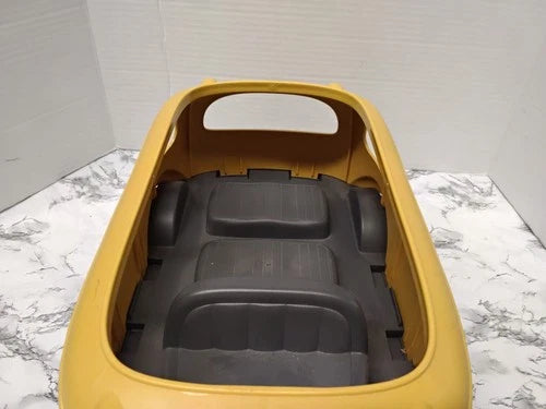 Green Toys Recycled Plastic School Bus Wagon Pull Toy