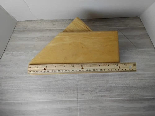 8 Slot Wooden Knife Storage Block With Square Accessory Hole