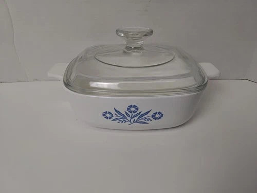 Blue Flower Corning Ware P-1-B