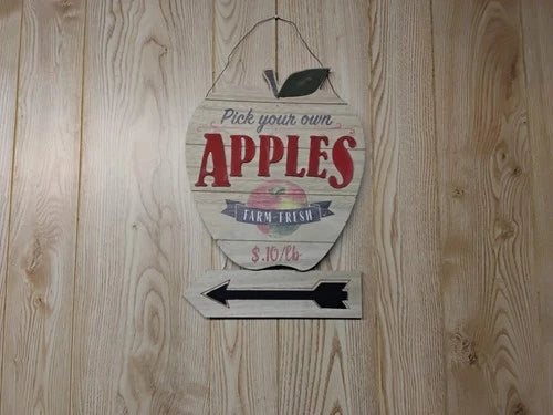 Fall Home/Garden Decor Apple Sign