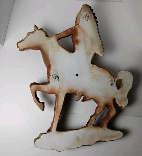 MCM Native American Chieftain Wall Plaque