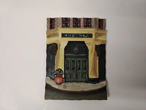 London Store Fronts Wall Plaque