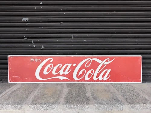 Vintage 1970s 3 Sided Coca Cola Sign