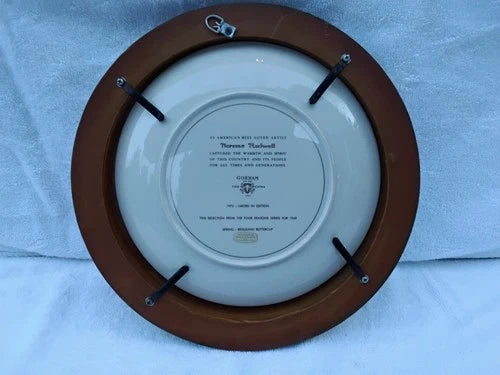 1972 Four Seasons Norman Rockwell Wall Plaque Plates