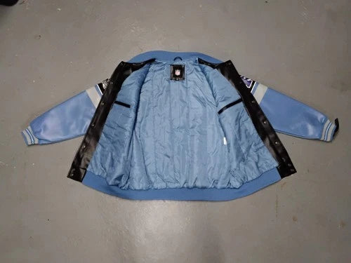 2XL Leather Detriot Lions Coat with Tags