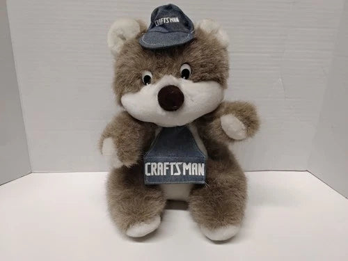 Vintage 1980s Auto Mechanic Sears Craftsman Teddy Bear