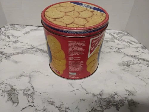 Vintage 1982 Ritz Cracker Tin Advertisement