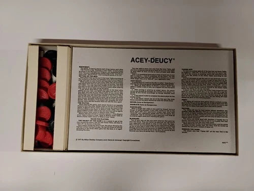 1973 Milton Bradley Backgammon Acey-Deucy Board Game  Complete Set