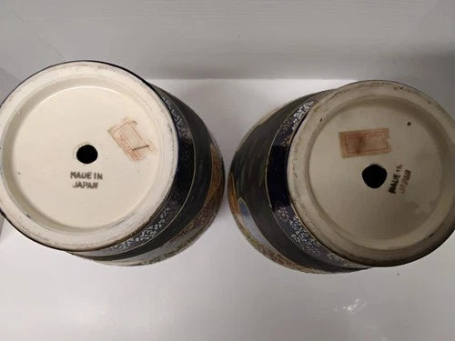 Early 20th Century Japanese Satsuma Vases