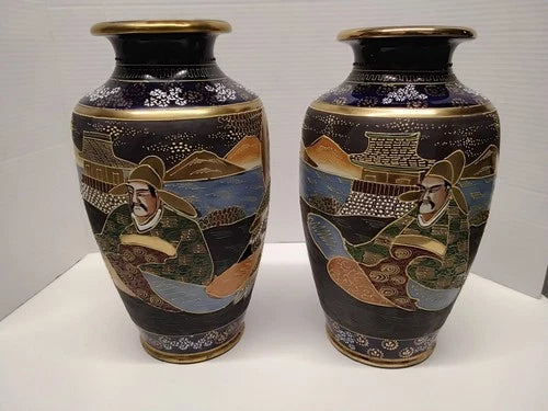 Early 20th Century Japanese Satsuma Vases