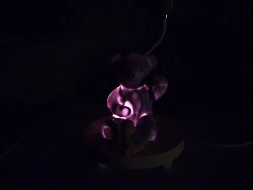 Vintage Dolly Toy Co Nursery Lamp Teddy Bear Night Light